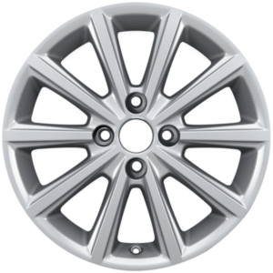 Platišče iz lahke zlitine 16" z 10 kraki, srebrn